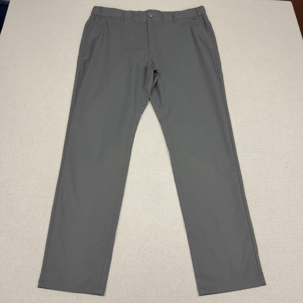 Jack Archer Jetsetter Pants Mens 36x32 Charcoal Gray Performance Chino Golf